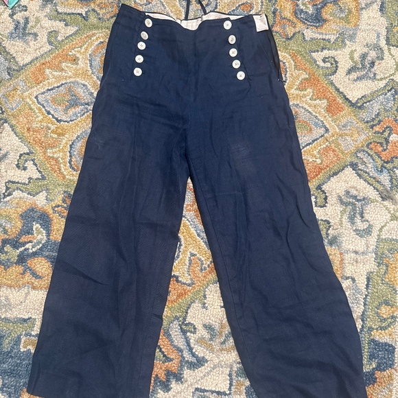 Linen Sailor pants - Picture 1 of 4